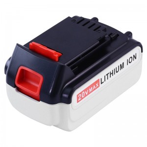 Ersatz 20V 3000mAh Li-Ion Batterien für Black \u0026 Decker LB20, LBX20, LBX4020, LB2X4020 Bohrmaschinen
