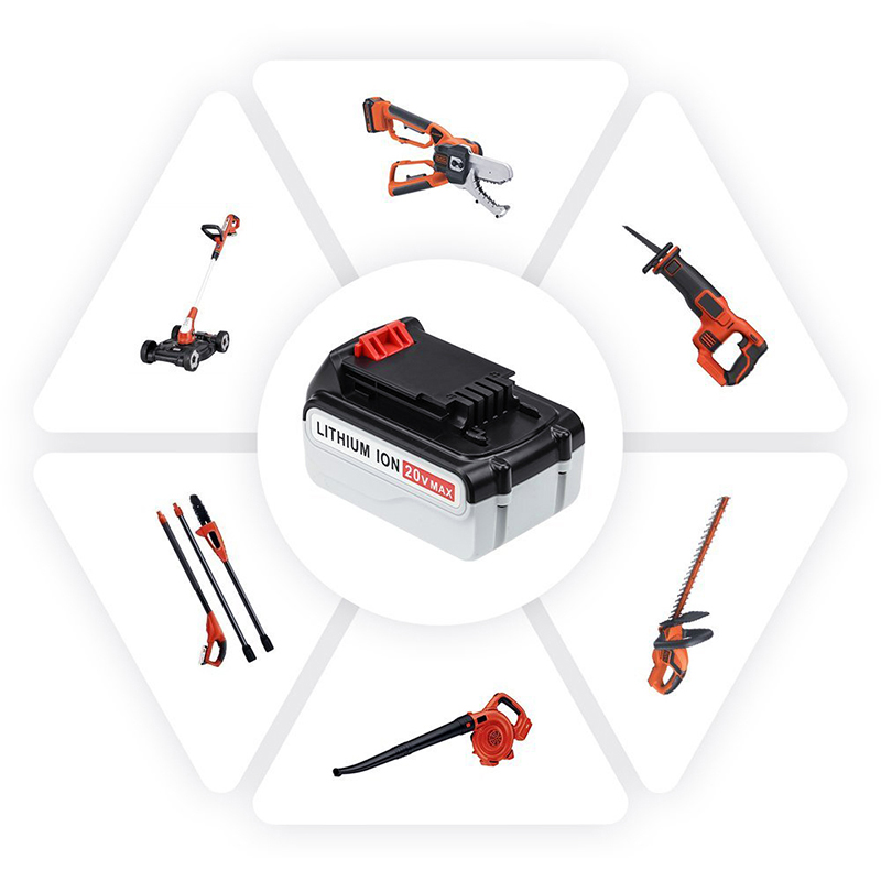 Ersatz 20V 3000mAh Li-Ion Batterien für Black \u0026 Decker LB20, LBX20, LBX4020, LB2X4020 Bohrmaschinen