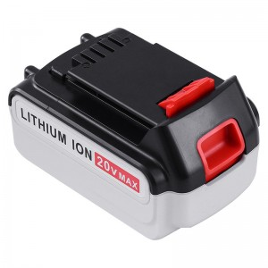 Für Black \u0026 Decker LB20, LBX20, LBX4020, LB2X4020 Werkzeugbatterien Ersatzbatterie Li-Ion 20V 6000mAh